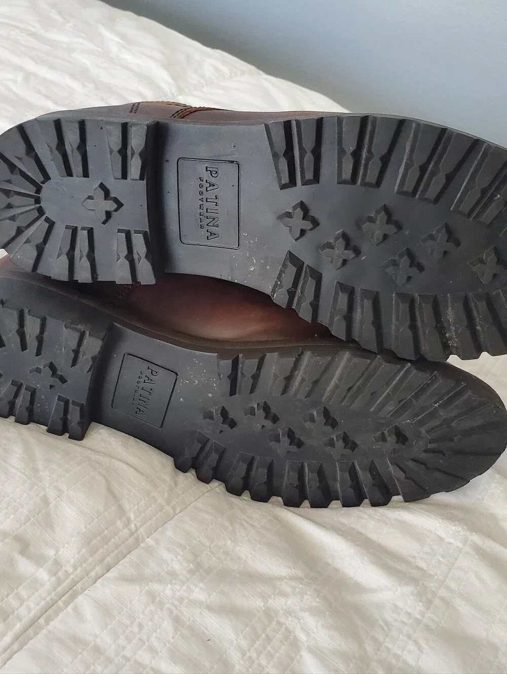 Portland Leather Patina Men's Dark Brown Lace-Up Boots